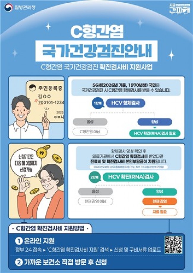 연수구, 'C형간염 확진검사비 지원사업' 모든 의료기관으로 확대