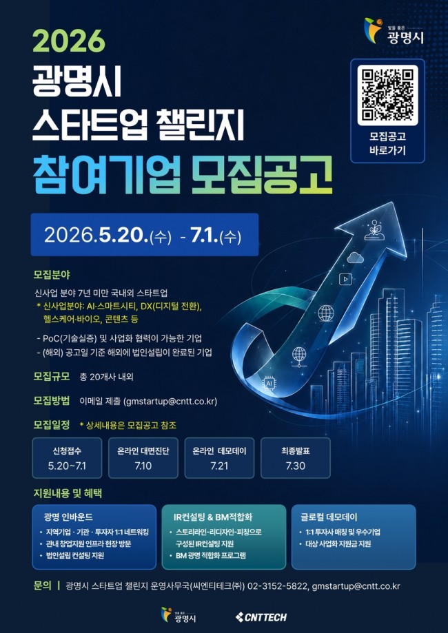 광명시, 국내외 혁신기업 품는다