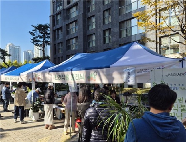 서초구, 진단부터 치료까지…반려식물 클리닉 사업 본격 운영