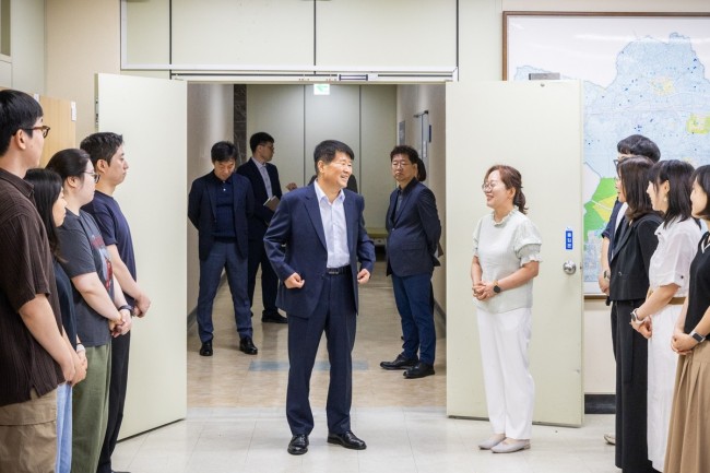 박형우 계양구청장, 취임 이틀째 직원들과 첫 소통