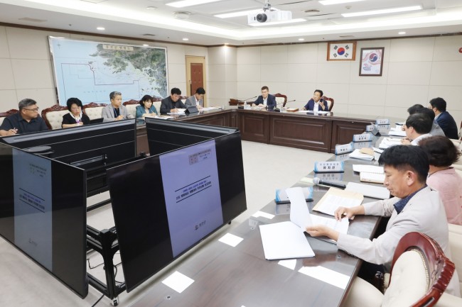 옹진군, 신도 평화대교 개통 대비 추진상황 보고회 개최